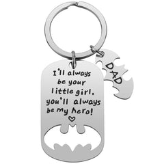Dad Batman Keychain