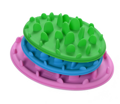 Dog Licking Plate